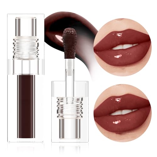 Farbwechselndes Lippenöl Nährt Tiefgehend Glitzernden Lipgloss Feuchtigkeitsspendendes Lippenglühöl Make Up Zubehör Für Frauen Und Mädchen von KASFDBMO