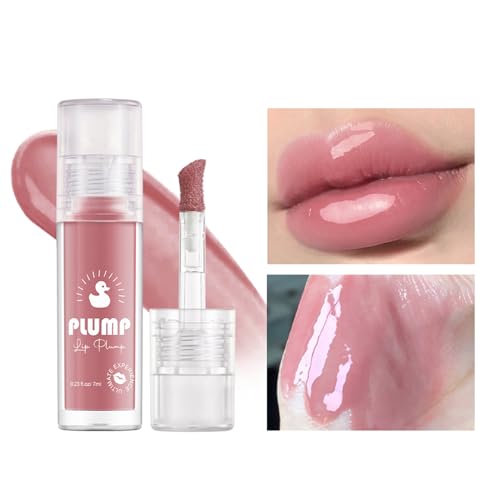 Feuchtigkeitsspendendes Lippenöl Aufpolsternder Flüssiger Lippenstift Feuchtigkeitsspendende Lipglosses Zeigen Sie Ihren Make Up Look Für Frauen Und Mädchen von KASFDBMO