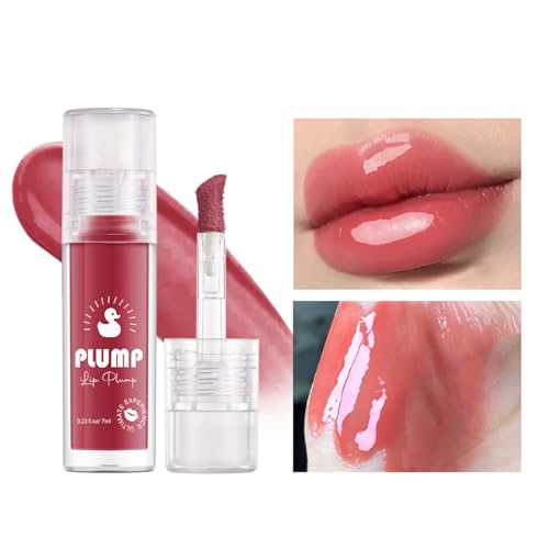 Feuchtigkeitsspendendes Lippenöl Aufpolsternder Flüssiger Lippenstift Feuchtigkeitsspendende Lipglosses Zeigen Sie Ihren Make Up Look Für Frauen Und Mädchen von KASFDBMO