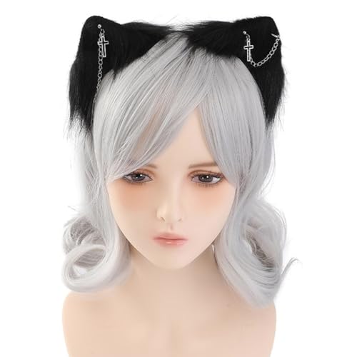 KASFDBMO Anime Maid Hairhoop Ohr Stirnband Cosplay Kostüm Halloween Party Kopfbedeckung Mädchen Japanische Kopfbedeckung von KASFDBMO