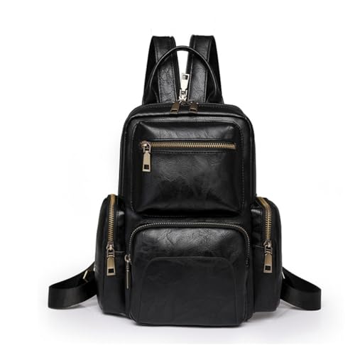 KASFDBMO Damen-Rucksack, praktische PU-Brusttasche, kleine Umhängetasche, lässiger Tagesrucksack für Reisen und den täglichen Bedarf, siehe abbildung von KASFDBMO