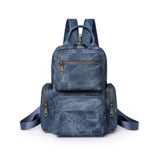 KASFDBMO Damen-Rucksack, praktische PU-Brusttasche, kleine Umhängetasche, lässiger Tagesrucksack für Reisen und den täglichen Bedarf, siehe abbildung von KASFDBMO