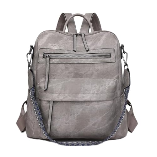 KASFDBMO Damen-Schultertasche, PU-Rucksack, Studenten, Schultasche, lässiger Tagesrucksack, große Kapazität, Rucksack, trendiger Reiserucksack, siehe abbildung von KASFDBMO