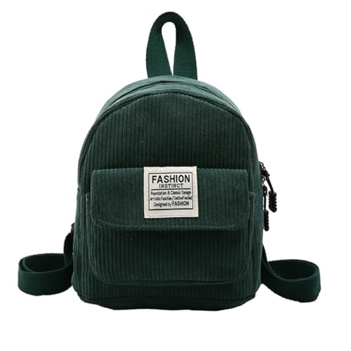 KASFDBMO Einfacher Cord-Rucksack für Damen, kleine Rucksäcke, Studenten, Schule, Büchertaschen, niedlicher Tagesrucksack, Teenager-Reiserucksack, siehe abbildung von KASFDBMO