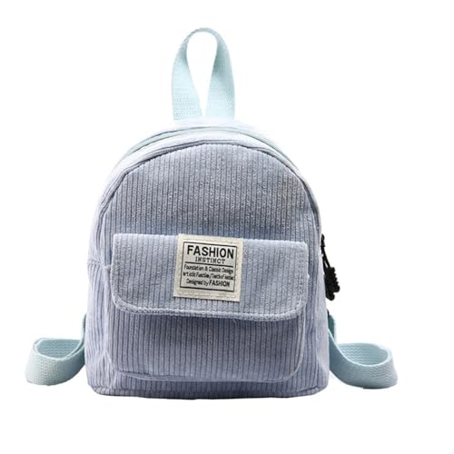KASFDBMO Einfacher Cord-Rucksack für Damen, kleine Rucksäcke, Studenten, Schule, Büchertaschen, niedlicher Tagesrucksack, Teenager-Reiserucksack, siehe abbildung von KASFDBMO