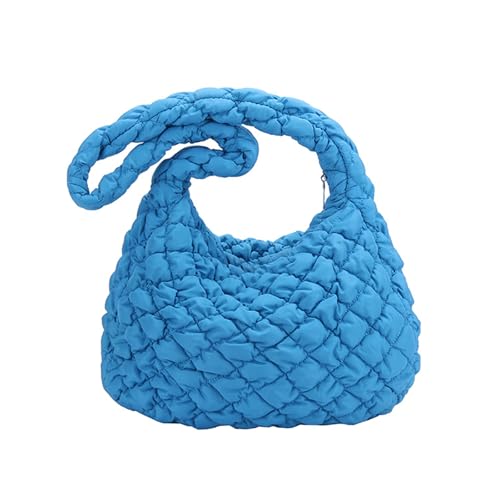 KASFDBMO Gesteppte Schultertasche aus Nylon, stilvolle und praktische Umhängetasche für Einkaufen, Pendeln und gesellschaftliche Veranstaltungen, einzigartiges Plissee-Design, K, One Size KASFDBMO Gesteppte Schultertasche aus Nylon, stilvolle und praktische Umhängetasche für Einkaufen, Pendeln und gesellschaftliche Veranstaltungen, einzigartiges Plissee-Design, K, One Size von KASFDBMO