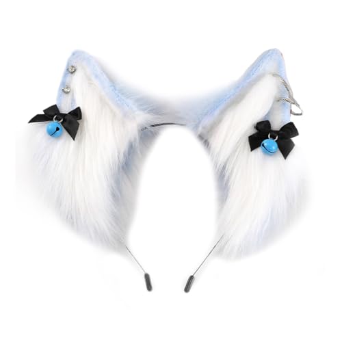 KASFDBMO Lolitas Katzenohren Stirnbänder Anime Verkleidung Kopfbedeckung Rollenspiel Kopfbedeckung für kreative Cosplay Outfits von KASFDBMO