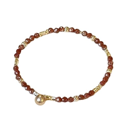 KASFDBMO Miniatur Buntes Edelsteine Armband Für Frauen Handgefertigtes Perlen Armband Accessoires Modezubehör Für Party Everyday Wea Schmuck von KASFDBMO