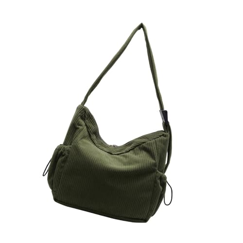 KASFDBMO Mode Cord Crossbody Tasche Für Frauen Große Kapazitätsumhaltungsbeutel Taschentasche Für Einkaufs Und Reiseschule Satchel Tasche von KASFDBMO