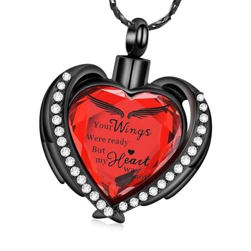 KASFDBMO Openable Stainless Steel Pet Ashes Necklace Stylish Pendant Neck Jewelry Metal Texture Suitable for Various Occasions KASFDBMO Openable Stainless Steel Pet Ashes Necklace Stylish Pendant Neck Jewelry Metal Texture Suitable for Various Occasions von KASFDBMO