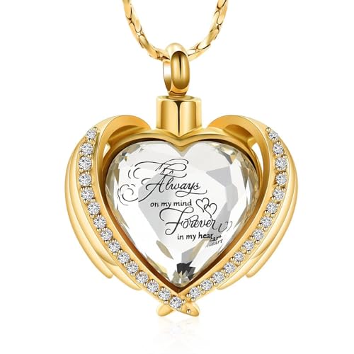 KASFDBMO Openable Stainless Steel Pet Ashes Necklace Stylish Pendant Neck Jewelry Metal Texture Suitable for Various Occasions KASFDBMO Openable Stainless Steel Pet Ashes Necklace Stylish Pendant Neck Jewelry Metal Texture Suitable for Various Occasions von KASFDBMO