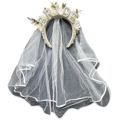 KASFDBMO Perlen-Haarreif für Brautparty, Brautparty, Brautschmuck, Kopfschmuck, Hochzeit, Verlobung, Haarband, Junggesellinnenabschied, Stirnband KASFDBMO Perlen-Haarreif für Brautparty, Brautparty, Brautschmuck, Kopfschmuck, Hochzeit, Verlobung, Haarband, Junggesellinnenabschied, Stirnband von KASFDBMO