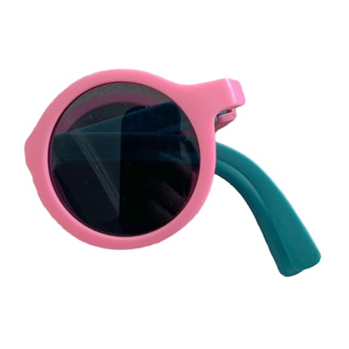 KASFDBMO Praktische, faltbare Sonnenbrille, reisefreundliche Sonnenbrille mit Umhängeetui für Kinder, perfekt für Abenteuer, Reisen, Sonnenbrille für Kinder, Farbe 5 von KASFDBMO