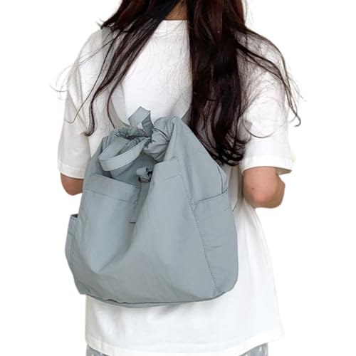 KASFDBMO Schulrucksack für Damen, großes Fassungsvermögen, lässiger Tagesrucksack, einfarbig, Schultertasche, Reiserucksack für den täglichen Gebrauch, siehe abbildung von KASFDBMO