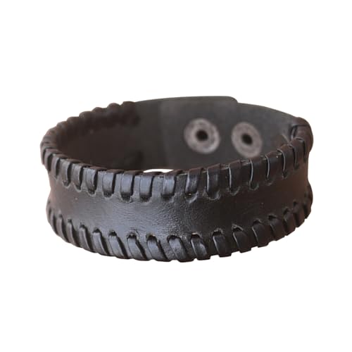 KASFDBMO Stylish Herren Imitation Kuh Leder Armband Breit Geflochten KASFDBMO Stylish Herren Imitation Kuh Leder Armband Breit Geflochten von KASFDBMO