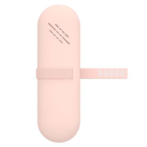 KASFDBMO Tragbare Make-up-Tasche für Gesichtspinsel, Kosmetiktasche, tragbare Reise-Make-up-Pinsel-Tasche für Frauen und Mädchen, rose von KASFDBMO