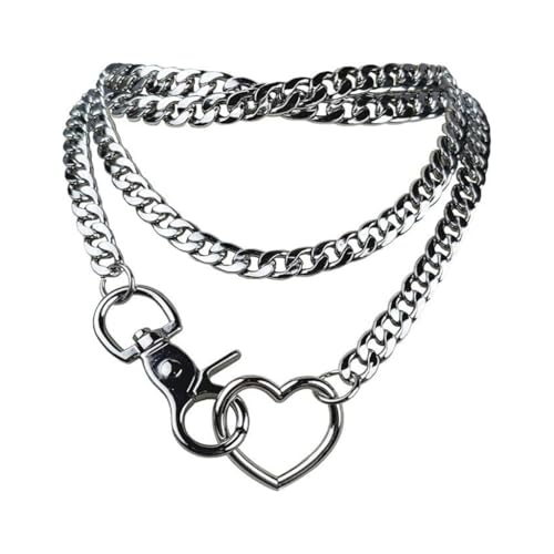 KASFDBMO Vielseitige Y-Halskette, kubanisches Ketten-Design, anspruchsvolle Y-förmige Multi-Ketten-Halskette in kubanischen Stilen für tägliche Outfits, Siehe Abbildung von KASFDBMO