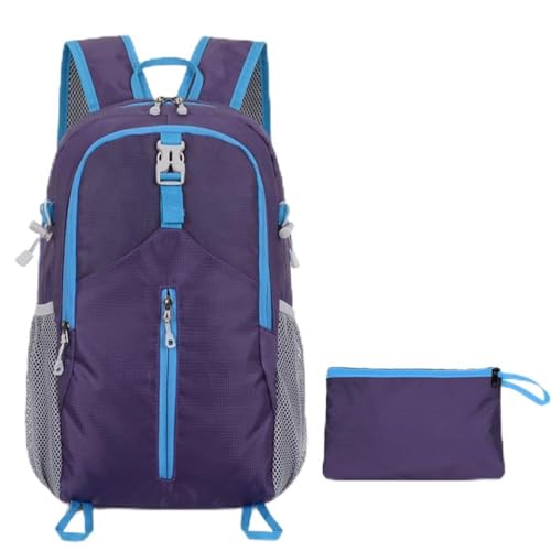 KASFDBMO Wanderrucksack für Damen und Herren, wasserdichte Rucksäcke, Studenten, Schulrucksack, Reiserucksack, faltbarer Laufrucksack, siehe abbildung von KASFDBMO