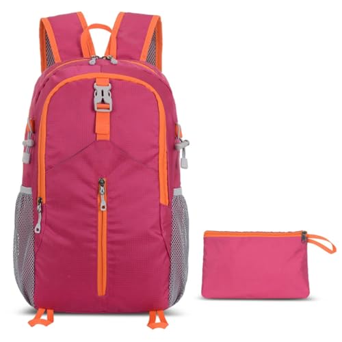 KASFDBMO Wanderrucksack für Damen und Herren, wasserdichte Rucksäcke, Studenten, Schulrucksack, Reiserucksack, faltbarer Laufrucksack, siehe abbildung von KASFDBMO