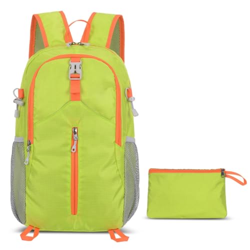 KASFDBMO Wanderrucksack für Damen und Herren, wasserdichter Rucksack, Studenten, Schulrucksack, Reiserucksack, faltbarer Laufrucksack, siehe abbildung von KASFDBMO