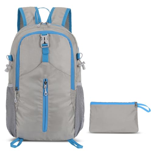 KASFDBMO Wanderrucksack für Damen und Herren, wasserdichter Rucksack, Studenten, Schulrucksack, Reiserucksack, faltbarer Laufrucksack, siehe abbildung von KASFDBMO