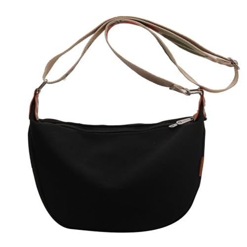 Leichte und praktische Canvas-Tasche mit geräumigem Stauraum und leicht zu reinigender Teigtasche; für jeden Tag geeignet, Schwarz Leichte und praktische Canvas-Tasche mit geräumigem Stauraum und leicht zu reinigender Teigtasche; für jeden Tag geeignet, Schwarz von KASFDBMO