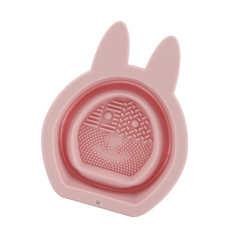 Make-up Pinsel Reiniger Schüssel Faltbare Make Up Pinsel Reiniger Pad Silikon Make-up Pinsel Reinigungsmatte für Reinigungsbürsten von KASFDBMO