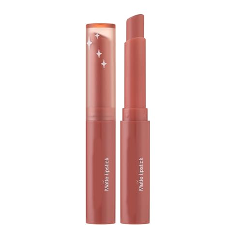 Matter Lippenstift Langlebiger Lippenstift Wasserfester Lippenstift Feuchtigkeitsspendende Nude Lippenstifte Make Up Geschenke Für Frauen Langanhaltender Lippenstift Wasserfester Lippenstift von KASFDBMO