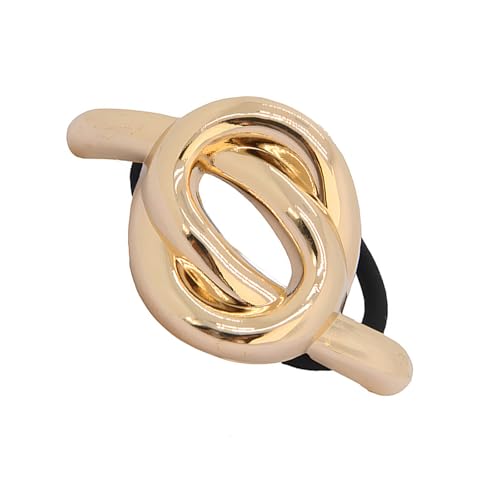 Metall-Haargummis mit einzigartigen Designs für trendiges Damen-Haarstyling, elastische Haargummis, modisches Haar-Accessoire von KASFDBMO