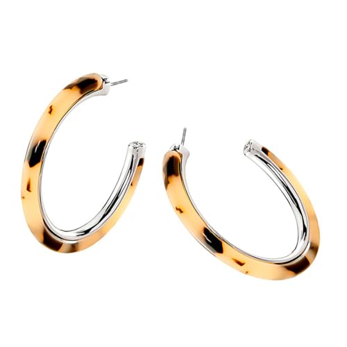 Modische Kreolen in C-Form mit Leoparden-Designs, ideal für modische Frauen, suchen einzigartige Schmuck-Accessoires, einzigartige Stile, Einheitsgröße, Wie beschrieben, Wie beschrieben von KASFDBMO