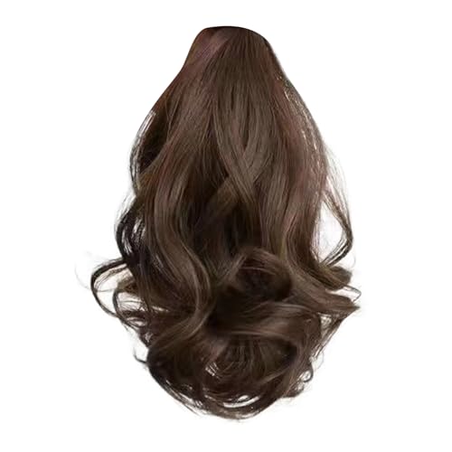 Pferdeschwanz Haarverlängerungsklammer Für Frauen Mit Großem Gebogenem Perfektem Synthetischen Haarteil Für Schnelles Make Up Für Die Hochzeit von KASFDBMO