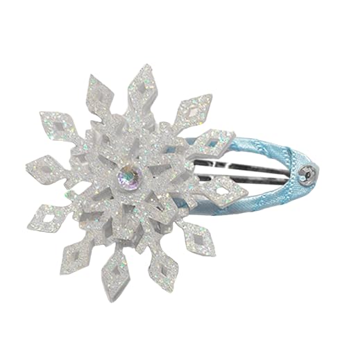 Schneeflocke Haarnadel Weihnachtshaarclip Blingbling Elegant Weihnachtsbarrette Bündel Kopfbedeckung Süßer Balletcore Trend von KASFDBMO