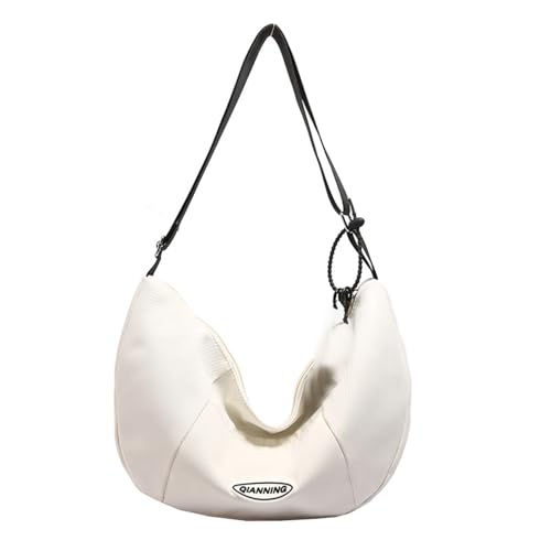 Stilvolle Unisex Canvas Knödeltasche Mit Verstellbarem Riemen Umhängetasche Für Studenten Und Teenager von KASFDBMO