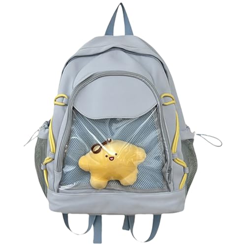 Transparente Schultasche Für Damen PVC Rucksack Große Kapazität Lässiger Tagesrucksack Geeignet Für Schule Und Alltag von KASFDBMO