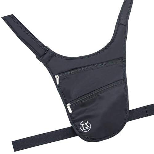 Unsichtbare Gürteltasche für Damen und Herren, Anti-Diebstahl, Sport, Hüfttasche, kleine Umhängetasche mit verstellbarem Riemen, Hüfttasche, Anti-Diebstahl, kleine Crossbody, unsichtbarer Gürtel für von KASFDBMO