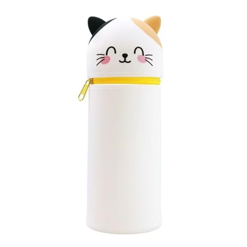 KASNLSAC Kawaii Federmäppchen, Mäppchen, 2-in-1-Weiche Silikontasche, Federmäppchen, Stand Up Federmäppchen, für Buntstifte, Marker Home School Office Supplies Katzen KASNLSAC Kawaii Federmäppchen, Mäppchen, 2-in-1-Weiche Silikontasche, Federmäppchen, Stand Up Federmäppchen, für Buntstifte, Marker Home School Office Supplies Katzen von KASNLSAC