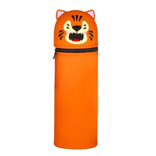 KASNLSAC Kawaii Federmäppchen, Mäppchen, 2-in-1-Weiche Silikontasche, Federmäppchen, Stand Up Federmäppchen, für Buntstifte, Marker Home School Office Supplies Tiger KASNLSAC Kawaii Federmäppchen, Mäppchen, 2-in-1-Weiche Silikontasche, Federmäppchen, Stand Up Federmäppchen, für Buntstifte, Marker Home School Office Supplies Tiger von KASNLSAC