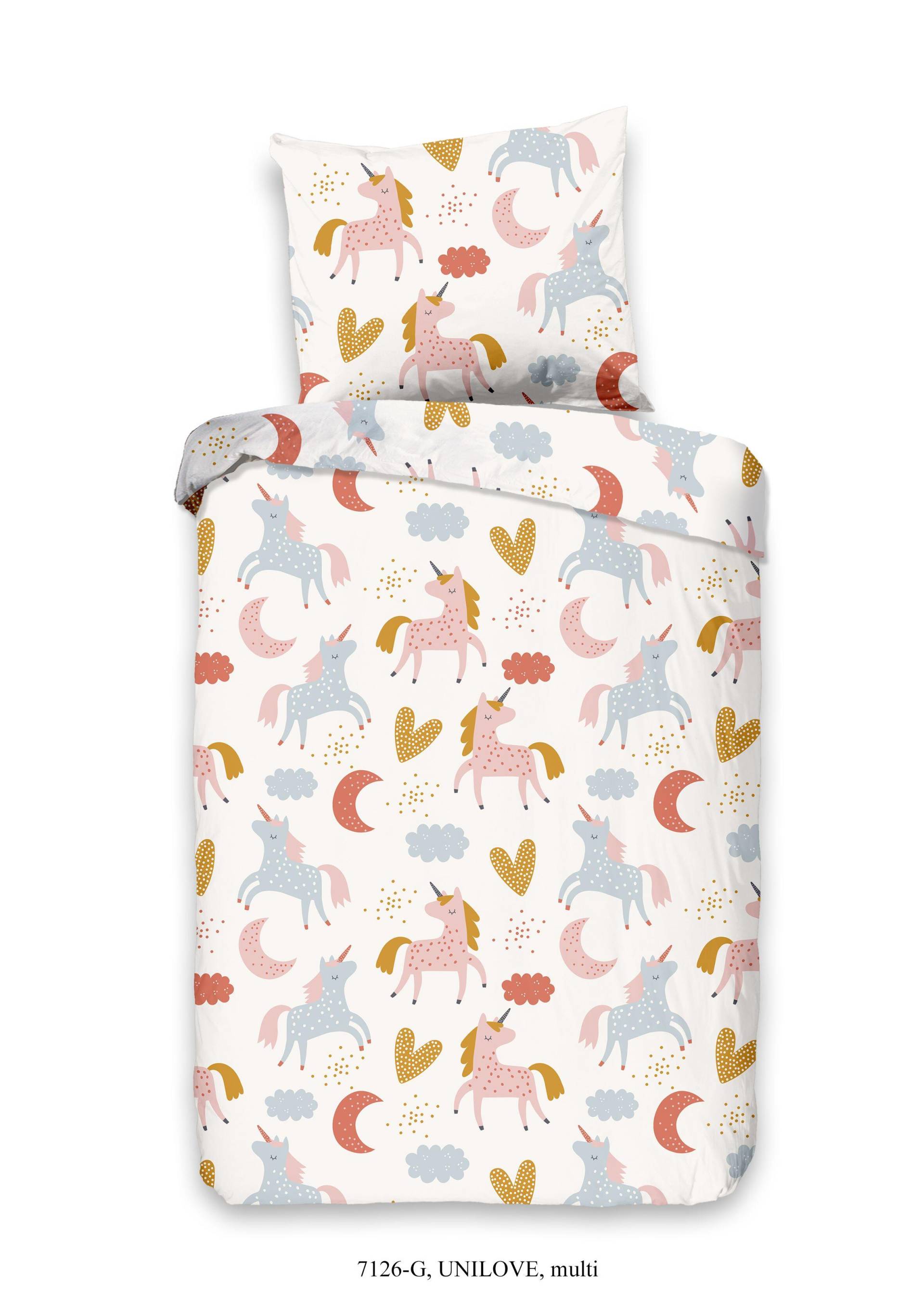 KATAG - Renforce Bettwäsche rosa/weiß von KATAG