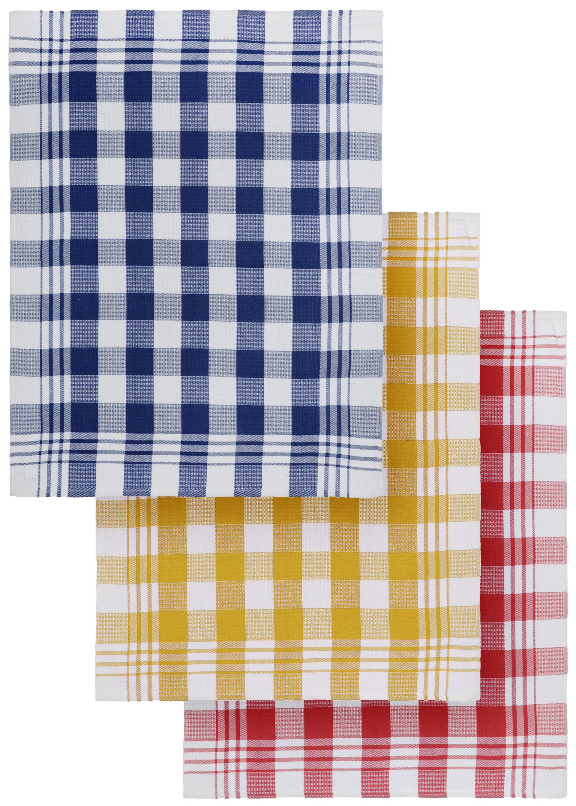 KATAG - Waffelpikee-Geschirrtuch sortiert von KATAG