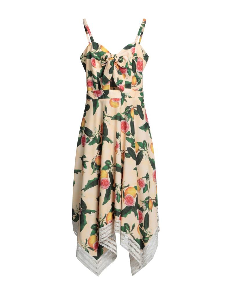 KATE BY LALTRAMODA Midi-kleid Damen Pastellgelb von KATE BY LALTRAMODA