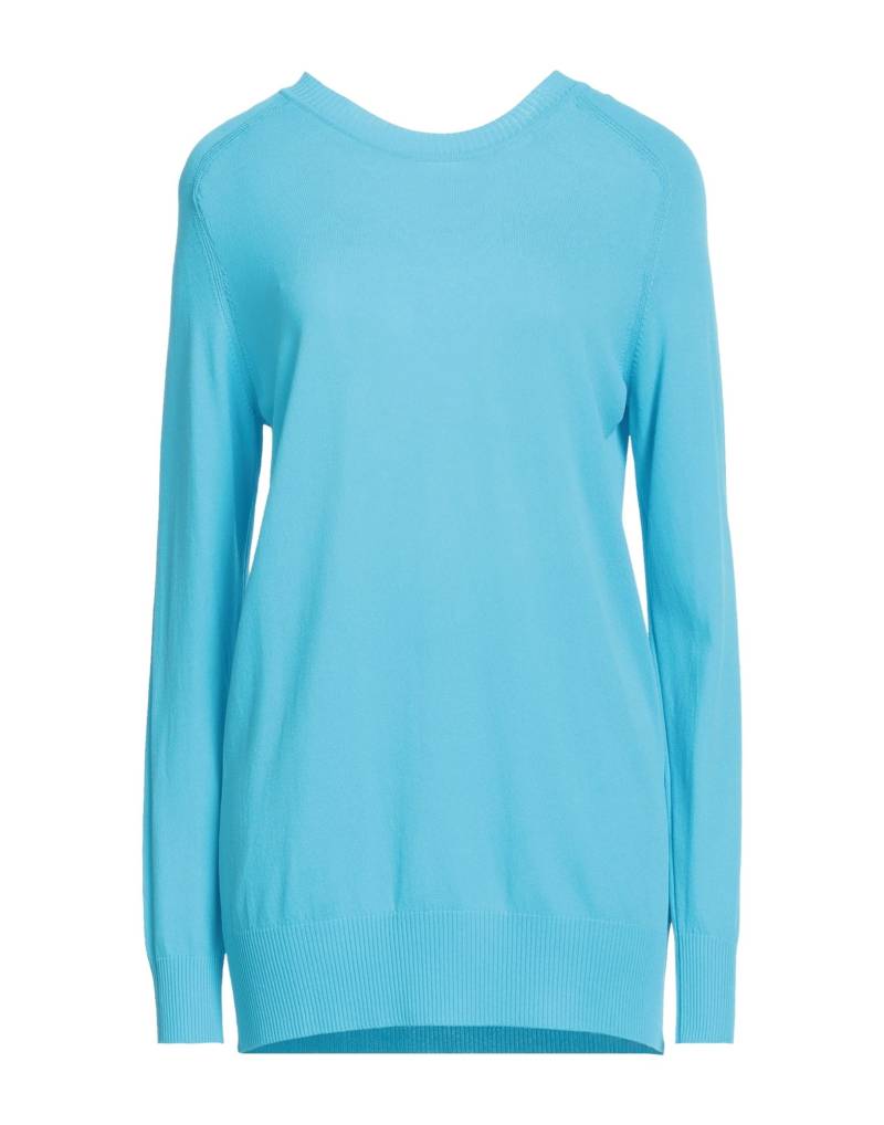 KATE BY LALTRAMODA Pullover Damen Azurblau von KATE BY LALTRAMODA