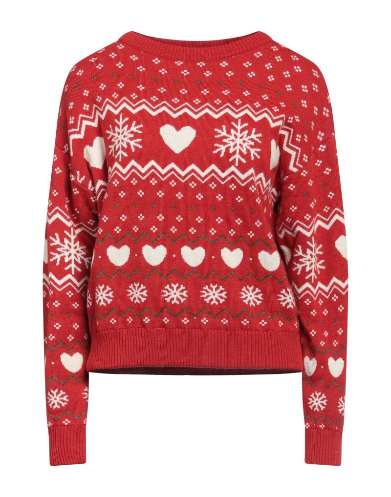 KATE BY LALTRAMODA Pullover Damen Rot von KATE BY LALTRAMODA