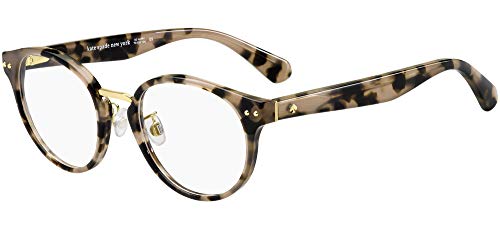 KATE SPADE Damen Asia/F Sonnenbrille, Light Havana, 50 von KATE SPADE