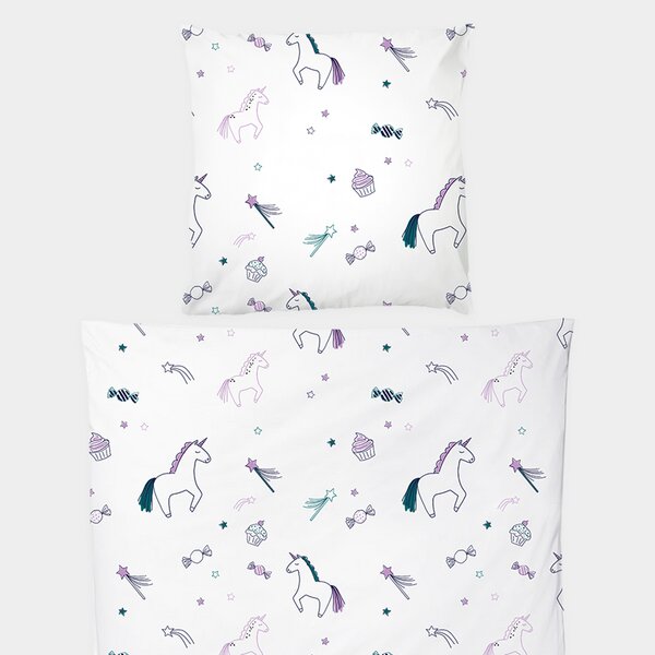 KATHA covers Kinderbettwäsche Einhorn und Rakete und Sterne von KATHA covers