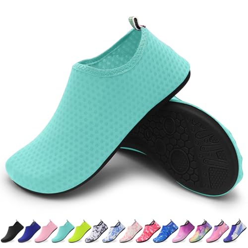 Badeschuhe, Yogaschuhe, atmungsaktive, schnell trocknende, rutschfeste Barfußschuhe für Strand, Sport, Surfen und Schwimmen, geeignet für Männer und Frauen von KATLKIU