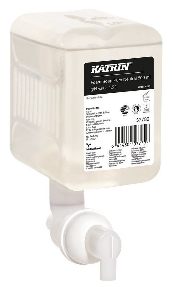 KATRIN Flüssigseife KATRIN® 37780 Schaumseife Foam Soap Pure Neutral - von KATRIN