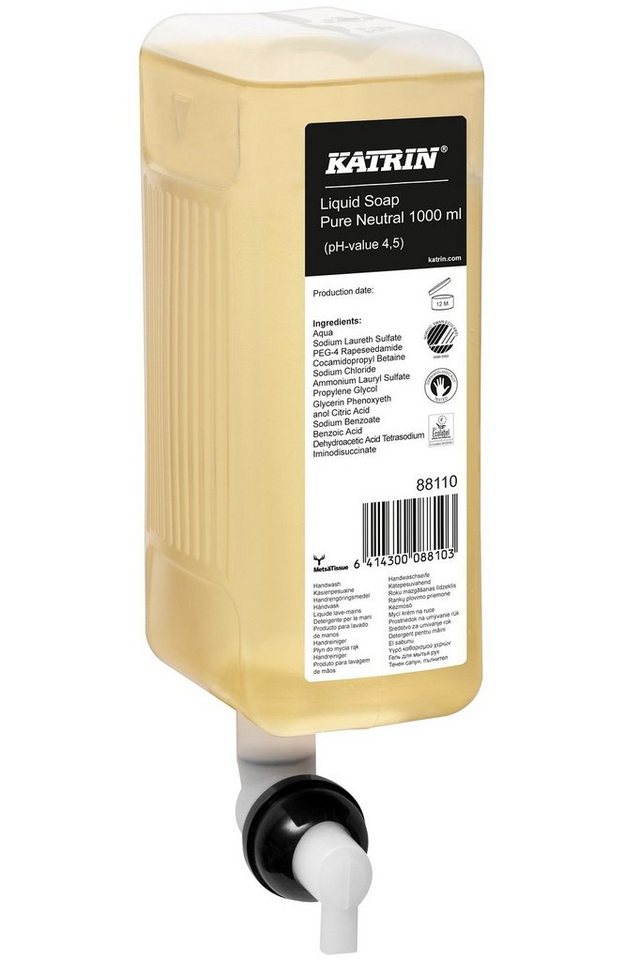 KATRIN Flüssigseife KATRIN® 88110 Handwaschseife Flüssigseife Pure Neu von KATRIN