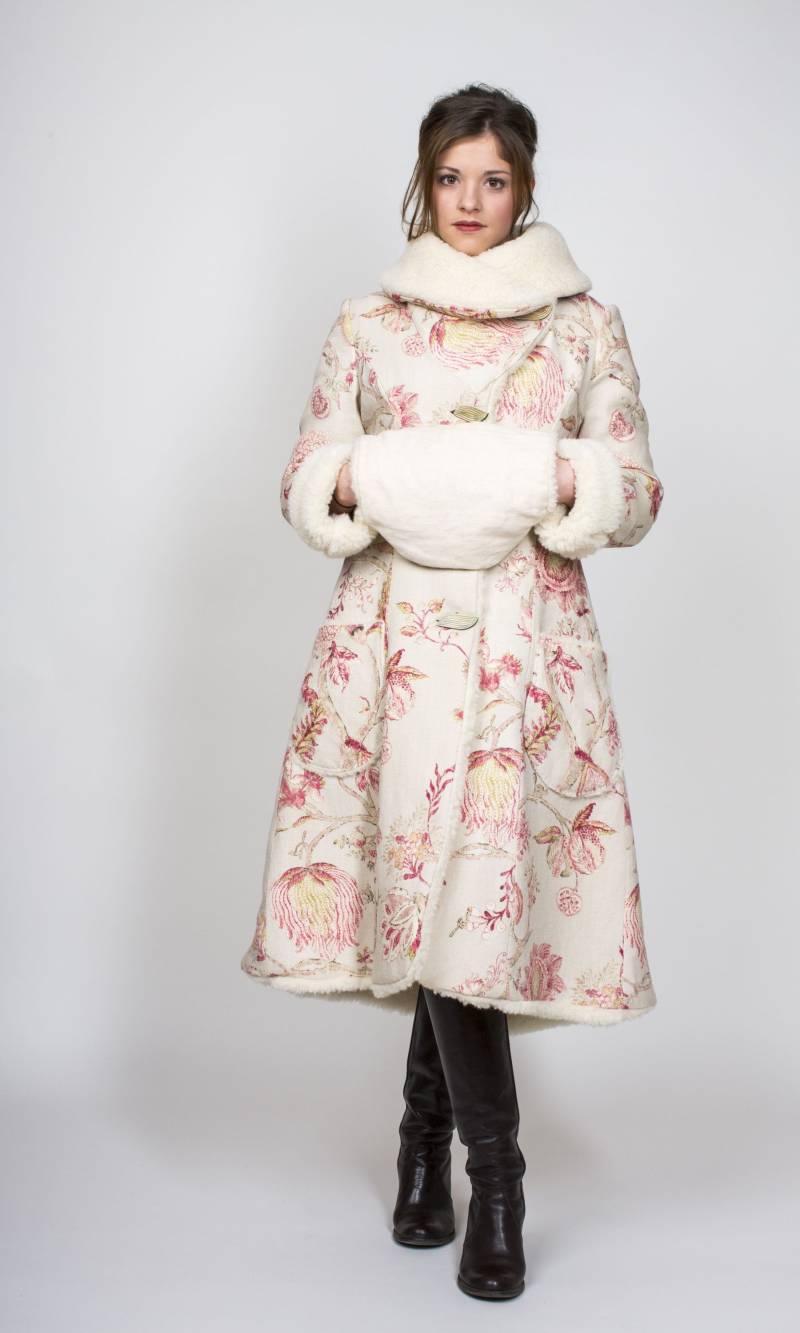 Märchenmantel, Wintermantel, Damenmantel, Mantel, Designermantel, Naturbelassen, Öko, Handgefertigt von KATRINBENDICK