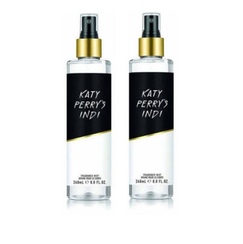 KATY PERRY Bodyspray Indi Body Fragrance Mist Spray 2x 240ml für Frauen Parfüm Damenduft, Spray Body Parfüm Duft, 2-tlg., Parfum Spray sinnliches Frauenduft Duftspray woman verführerisch Duft von KATY PERRY