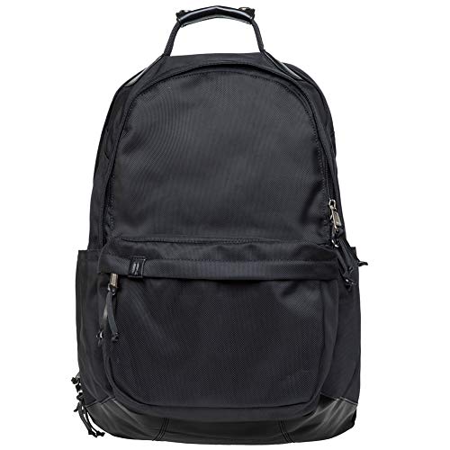 KAUKKO Out of Office Rucksack Damen Herren Schule & Freizeit Moderner Tagesrucksack aus Polyester für Uni Büro - Daypack für 15" Laptop, 19L, Schwarz von KAUKKO